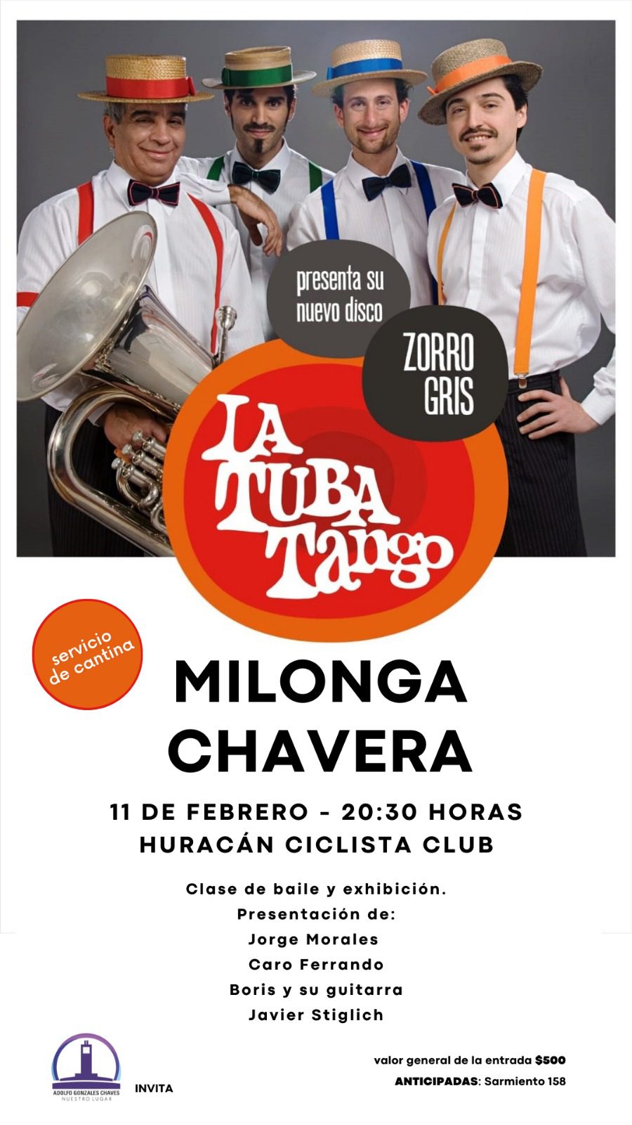 La Tubatango en Gonzales Chaves