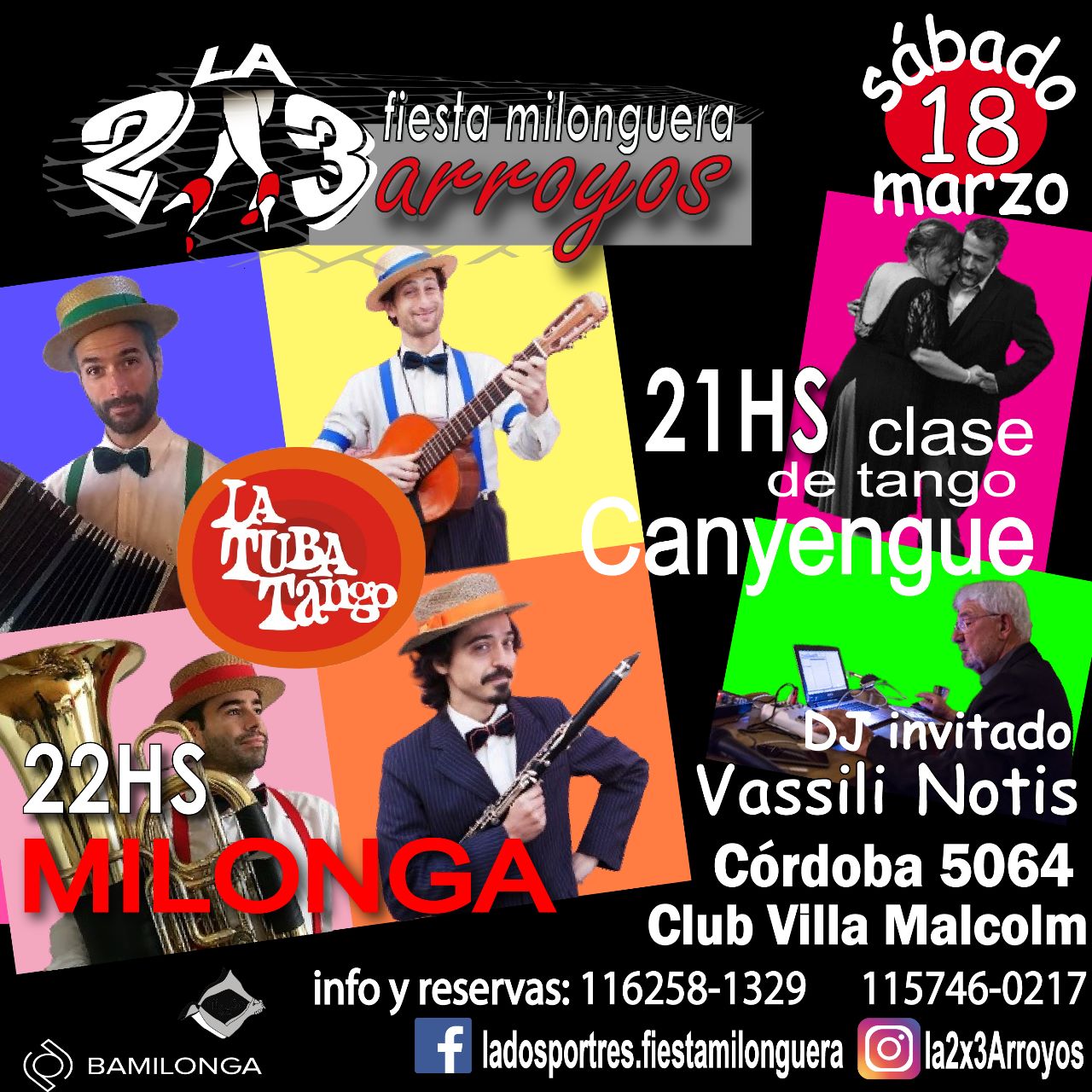 La Tubatango en la 2x3 Arroyos