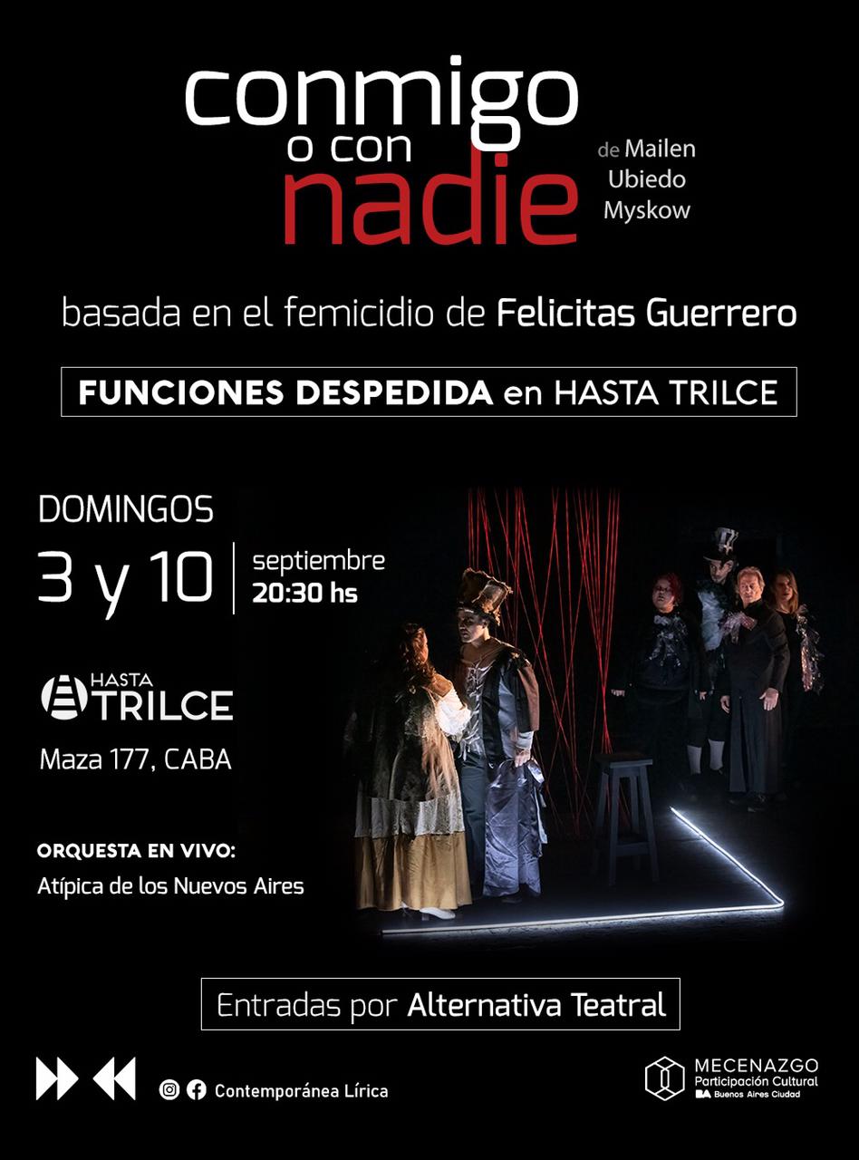 Conmigo o con nadie despedida