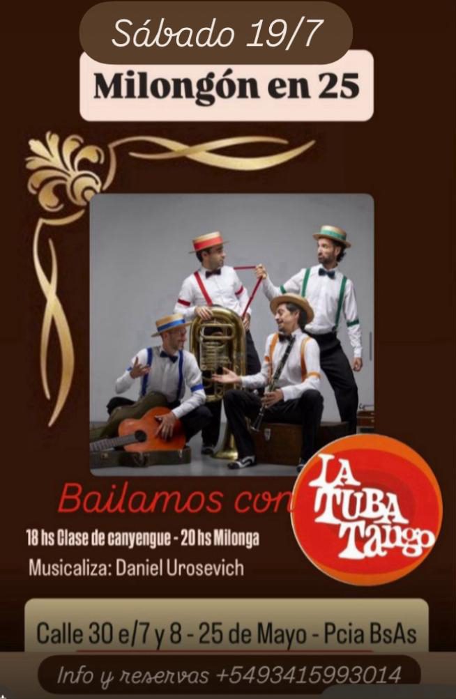 La Tubatango en 25 de Mayo