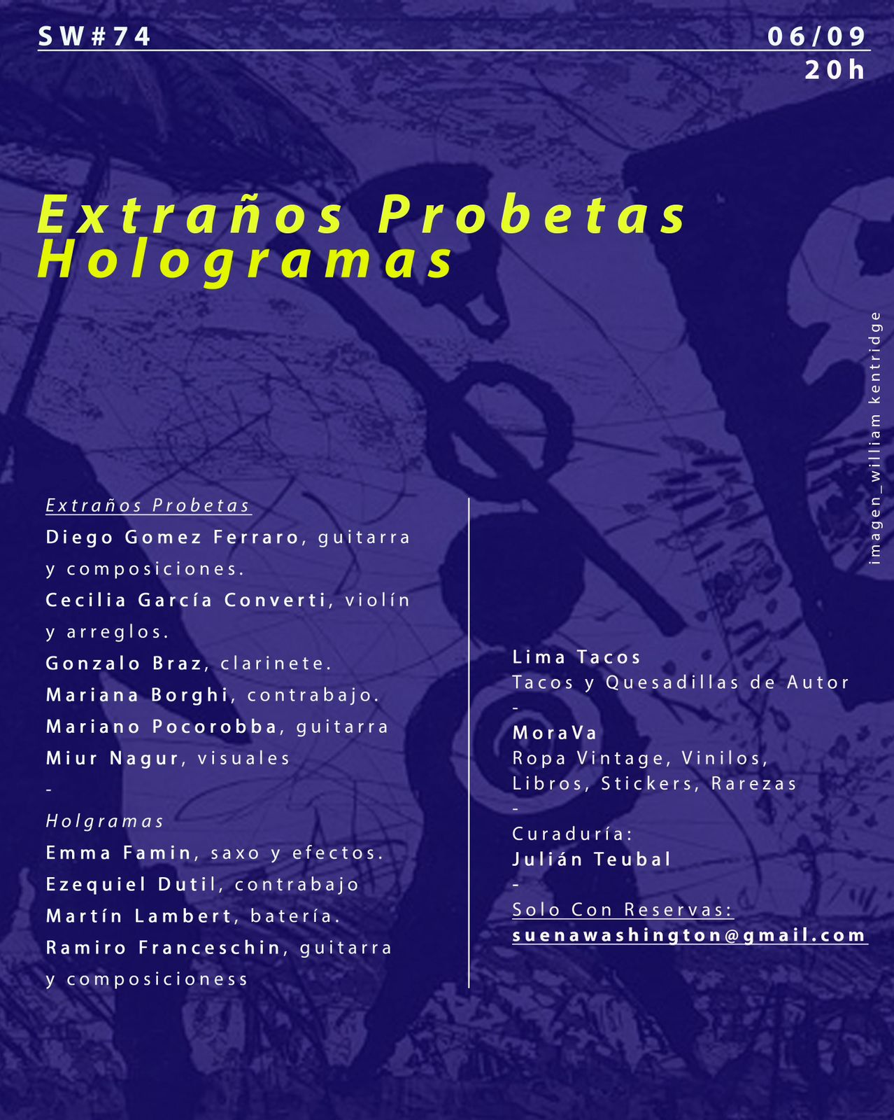 Extraños Probetas - Suena Washington