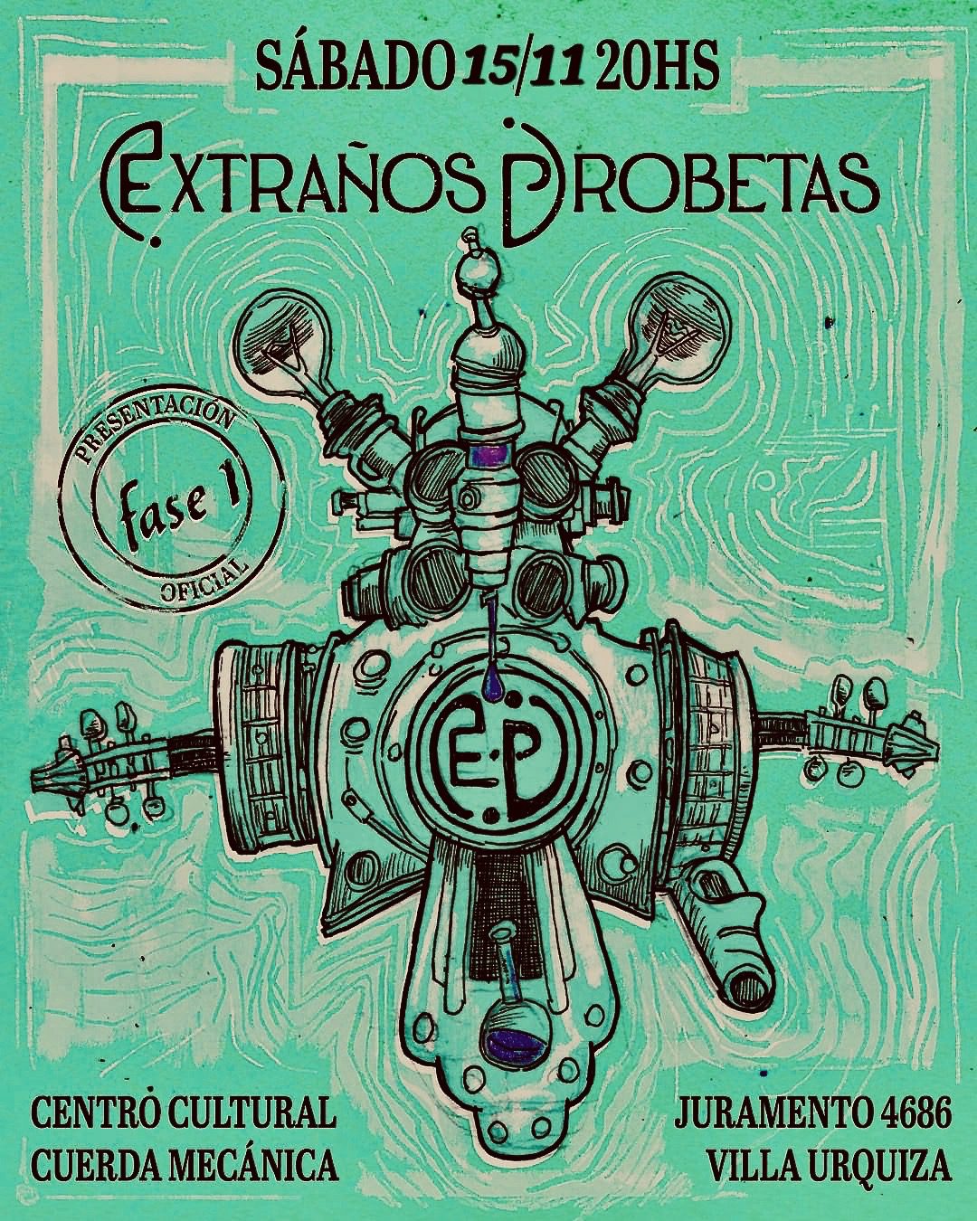 Extraños Probetas en Cuerda Mecánica