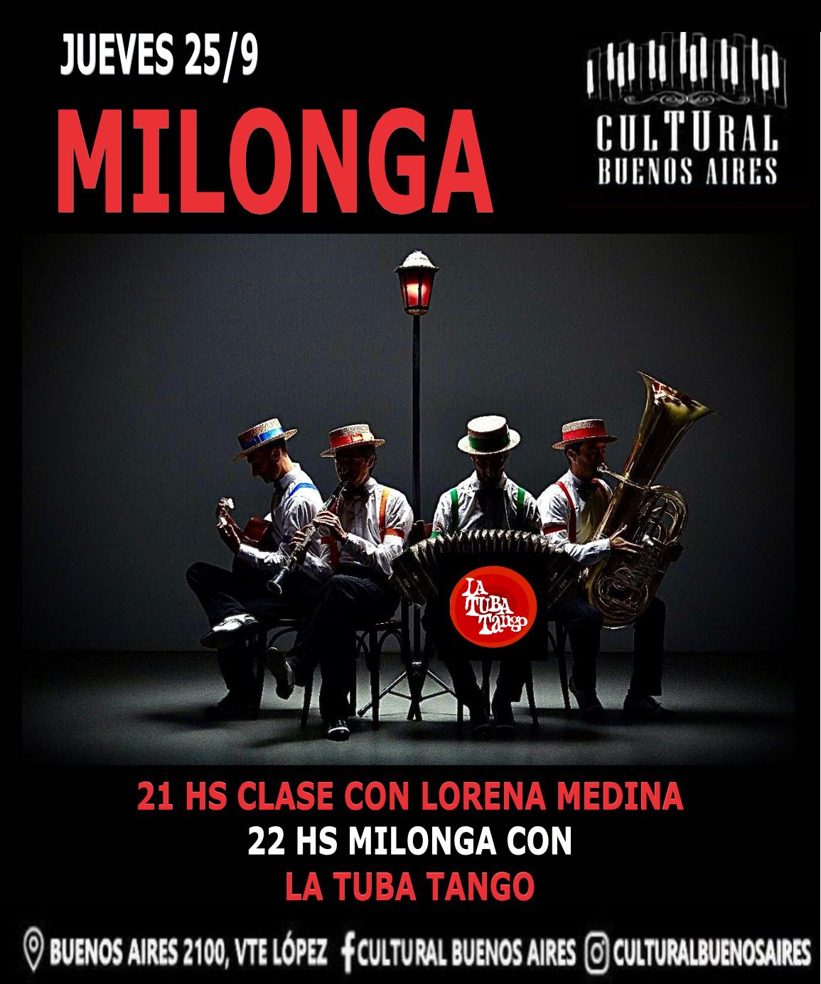 La Tubatango en el Centro Cultural Buenos Aires - Olivos