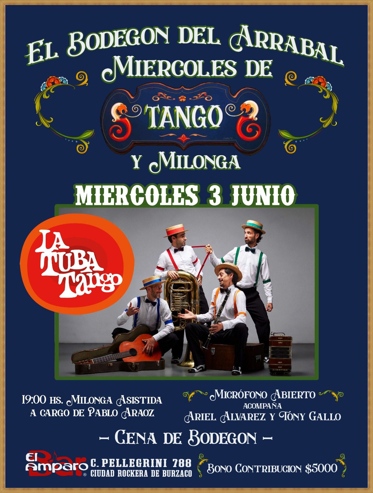 La Tubatango en El Amparo Bar