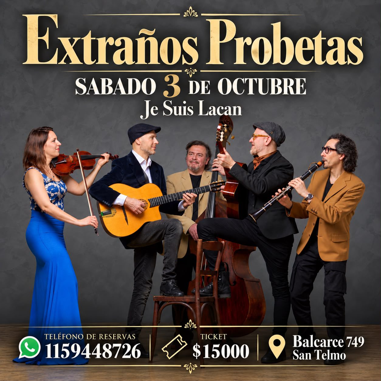 Extraños Probetas en Je Suis Lacan